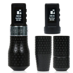 The Legend Pro Tattoo Pen - Hybrid (4.6mm) - Full Set (2 Batteries + 3 Grips)