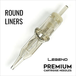 Legend Premium Cartridges - Round Liners - #12 (0.35mm) - 20/Box