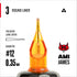 CAM x AMI JAMES Cartridges - Round Liners - #12 (0.35mm) - 20/Box