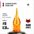 CAM x AMI JAMES Cartridges - Standard Bugpin Round Liners - #10 (0.30mm) - 20/Box