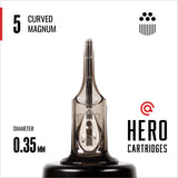 Hero Cartridges - Curved Magnums #12 (0.35mm) - 20/Box