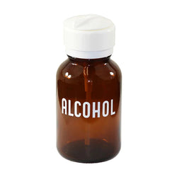 Alcohol Dispenser -Brown Glass (8oz)