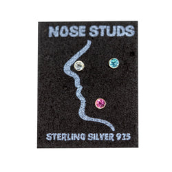 Nose Studs: Gem Stones (3PCS)-CAM SUPPLY INC. - SUPERSTORE (USA)