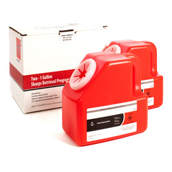 Mail-Away Sharps Container (Two) - 1 Gallon-CAM SUPPLY INC. - SUPERSTORE (USA)