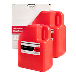 Mail-Away Sharps Container (Two) - 2 Gallon-CAM SUPPLY INC. - SUPERSTORE (USA)