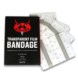 CAM Transparent Aftercare Bandage (Pre-Cut Sheets) - 20 Sheets - 6" x 8" (15cm x 20cm) - Matte