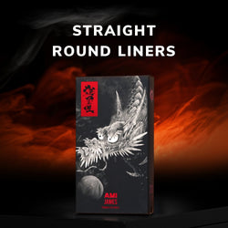CAM x AMI JAMES Cartridges - Straight Round Liners - #12 (0.35mm) - 20/Box