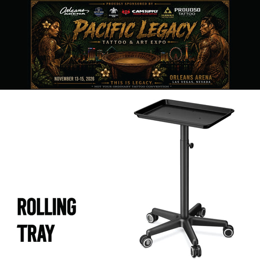Tray Cart Rental for Pacific Legacy Tattoo & Art Expo 2026