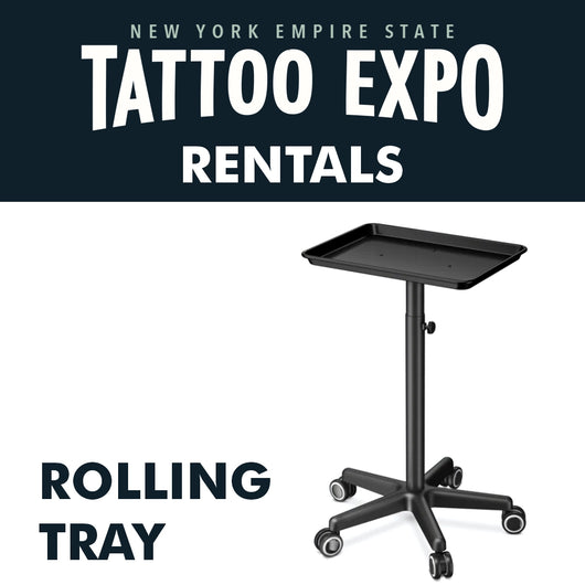 Tray Cart Rental for Empire State Tattoo Expo 2024