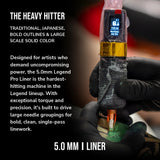 The Legend Pro Tattoo Pen Bundle - Color Packer (4.0mm) + Liner (5.0mm) - Limited Time