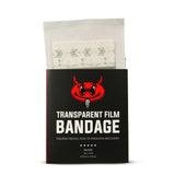 CAM Transparent Aftercare Bandage (Pre-Cut Sheets) - 50 Sheets - 4" x 4" (10cm x 10cm) - Matte