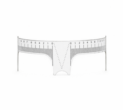 Eyebrow Mapping Ruler