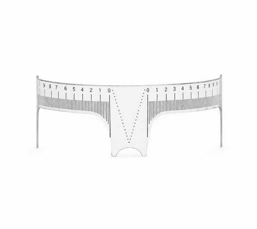Eyebrow Mapping Ruler