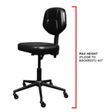 CAM Adjustable Artist Chair with Tilt-Lock, Seat Angle & Height Adjustability