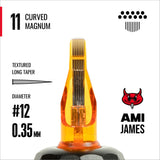 CAM x AMI JAMES Cartridges - Curved Magnums - #12 (0.35mm) - 20/Box