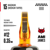 CAM x AMI JAMES Cartridges - Magnums - #12 (0.35mm) - 20/Box
