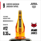 CAM x AMI JAMES Cartridges - Curved Magnums - #12 (0.35mm) - 20/Box
