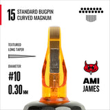 CAM x AMI JAMES Cartridges - Standard Bugpin Curved Magnums - #10 (0.30mm) - 20/Box