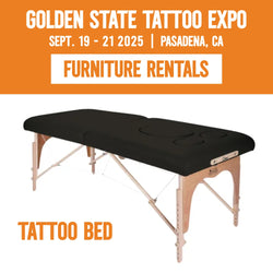 Tattoo Bed Rental for Golden State Tattoo Expo 2025