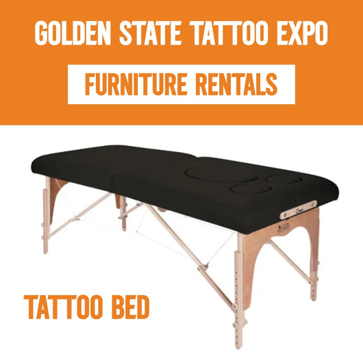Tattoo Bed Rental for Golden State Tattoo Expo 2026