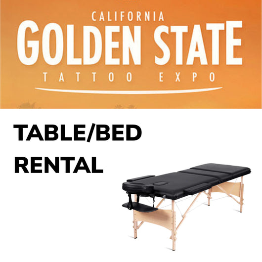 Table/Bed Rental for Golden State Tattoo Expo 2023