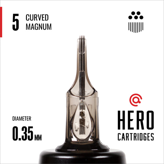 Hero Cartridges - Curved Magnums #12 (0.35mm) - 20/Box