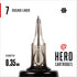 Hero Cartridges - Round Liners #12 (0.35mm) - 20/Box