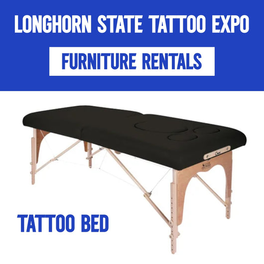Tattoo Bed Rental for Longhorn State Tattoo Expo 2026