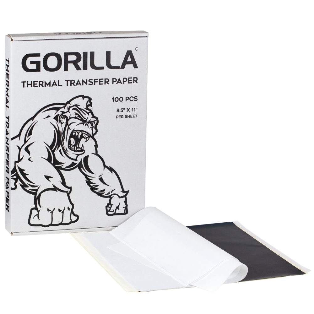 Gorilla Tattoo Thermal Stencil Paper - 8.5 x 11 (100 Sheets/Box)