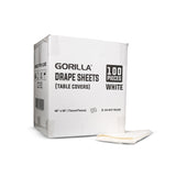 Gorilla Drape Sheets/Bed Covers - White (40" x 60") - 100/Case