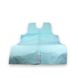 Gorilla Disposable Gown With Tie - Blue (30" x 42") - 50/Case