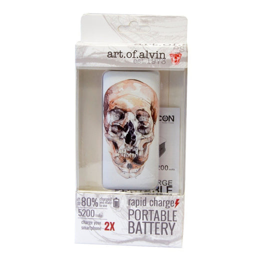 5200 Power Bank Portable Charger - Skull by Art of Alvin-CAM SUPPLY INC. - SUPERSTORE (USA)