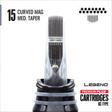 Legend Prem. Plus Curved Mag. Medium Taper Cartridges (#12 Or 0.35mm)-CAM SUPPLY INC. - SUPERSTORE (USA)