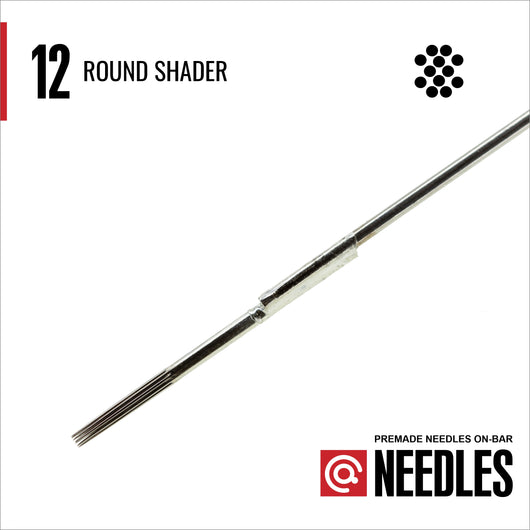 Tattoo Needles on Bar- #12 Round Shaders