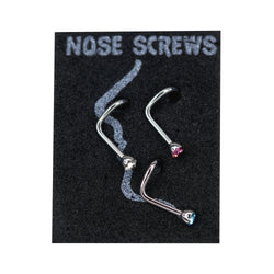 Nose Screws: Multi Gem Top (3PCS)-CAM SUPPLY INC. - SUPERSTORE (USA)