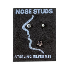 Nose Studs: Shapes (3PCS)-CAM SUPPLY INC. - SUPERSTORE (USA)