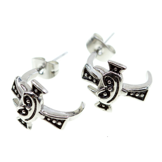 CAM Logo Devil: Iron Cross Earrings-CAM SUPPLY INC. - SUPERSTORE (USA)