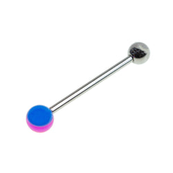 Multi-Colored With Steel Ball Barbells - 14 Gauge (10/Bag)-CAM SUPPLY INC. - SUPERSTORE (USA)