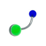 Multi-Colored Striped Belly Rings - 14 Gauge (10/Bag)-CAM SUPPLY INC. - SUPERSTORE (USA)