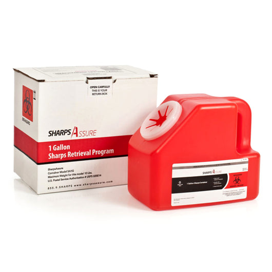 Mail-Away Sharps Container - 1 Gallon-CAM SUPPLY INC. - SUPERSTORE (USA)