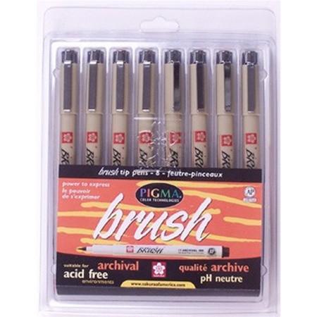 Pigma Brush 8 Color Set-CAM SUPPLY INC. - SUPERSTORE (USA)